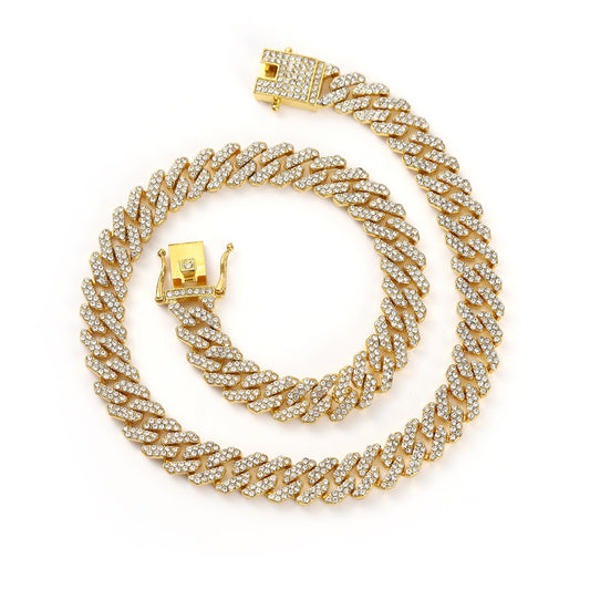 diamond-cut Cuban link